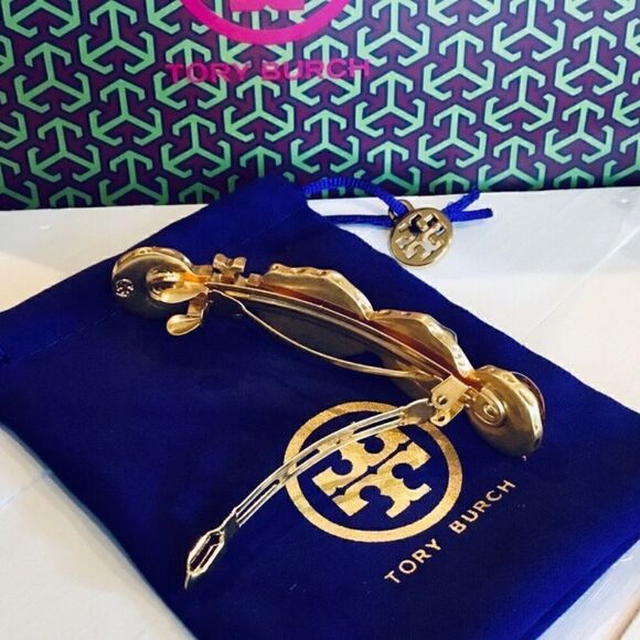 TORY BURCH KIRA HAIR BARRETTE - Picture 5 of 6
